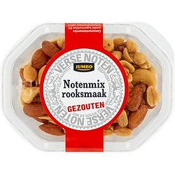 Foto van Jumbo notenmix rooksmaak gezouten 160g aanbieding bij jumbo | cup of zak a 110350 gram