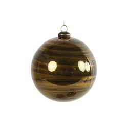 Foto van Cf label kerstbal yana 12 cm glas goud