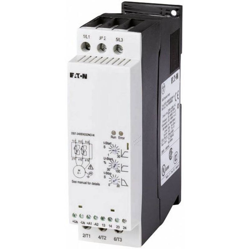 Foto van Eaton ds7-340sx024n0-n 134913 softstarter motorvermogen bij 400 v 11 kw motorvermogen bij 230 v 5.5 kw 24 v/dc nominale stroom 24 a