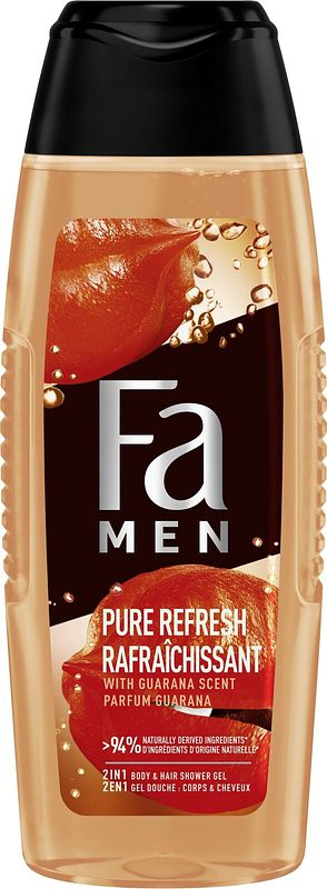 Foto van Fa men pure guarana shower gel 250ml bij jumbo