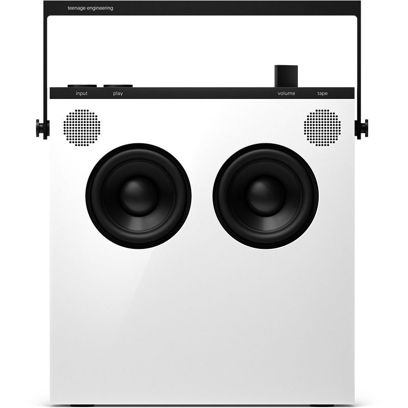 Foto van Teenage engineering ob-4 magic radio gloss white radio / bluetooth-speaker