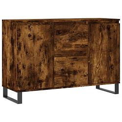 Foto van Vidaxl dressoir 104x35x70 cm bewerkt hout gerookt eikenkleurig