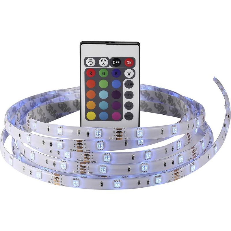 Foto van Nordlux led strip 47970000 led-strip basisset 12 v 3 m meerkleurig