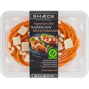 Foto van Smaeck vegetarische creme americain mediterraan 150g bij jumbo