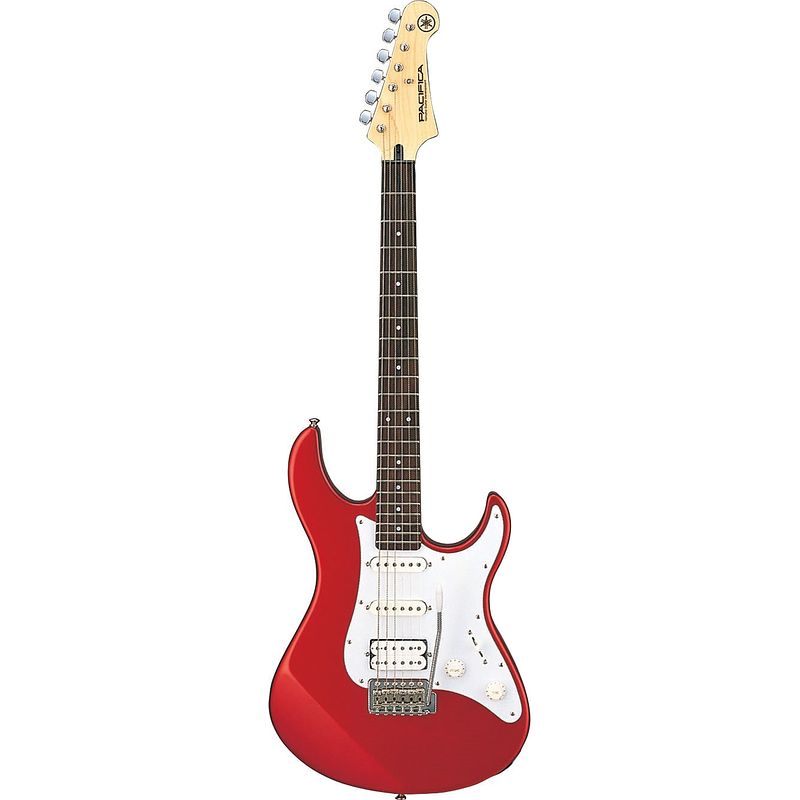 Foto van Yamaha pacifica 012ii red elektrische gitaar met voucher voor fretello app