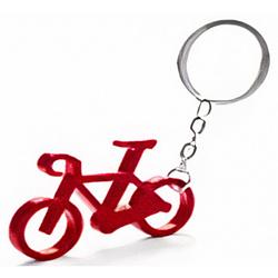 Foto van Tom sleutelhanger fiets aluminium rood