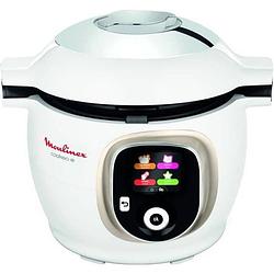 Foto van Moulinex ce851a10 cookeo + 6 l smart multicooker - 150 voorgeprogrammeerde recepten - stap voor stap handleiding - wit