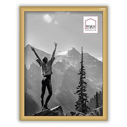 Foto van Haes deco - kunststof fotolijst 15x20 goud easy frame - ef3g