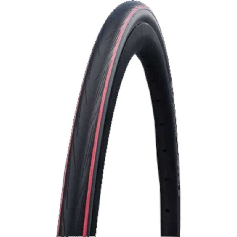 Foto van Schwalbe buitenband lugano ii 28 x 1.00 (25-622) zwart/rood