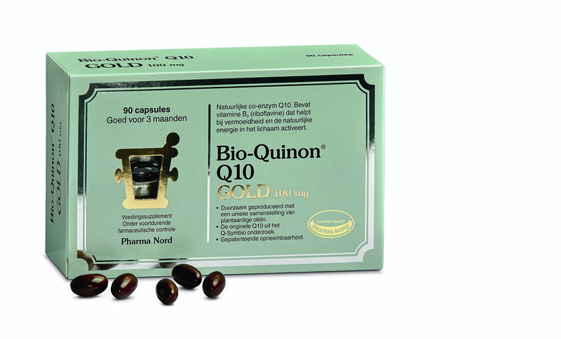 Foto van Pharma nord bio-quinon active q10 gold 100mg