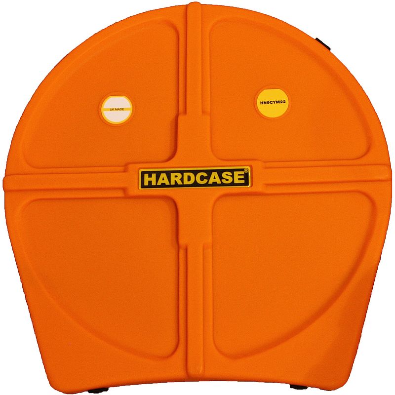 Foto van Hardcase hnp9cym22-o orange 22 inch bekkenkoffer