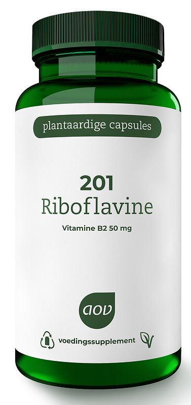Foto van Aov 201 riboflavine 50mg capsules