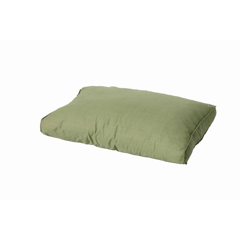 Foto van 2 stuks! kussen lounge rug soft 60x40 basic green