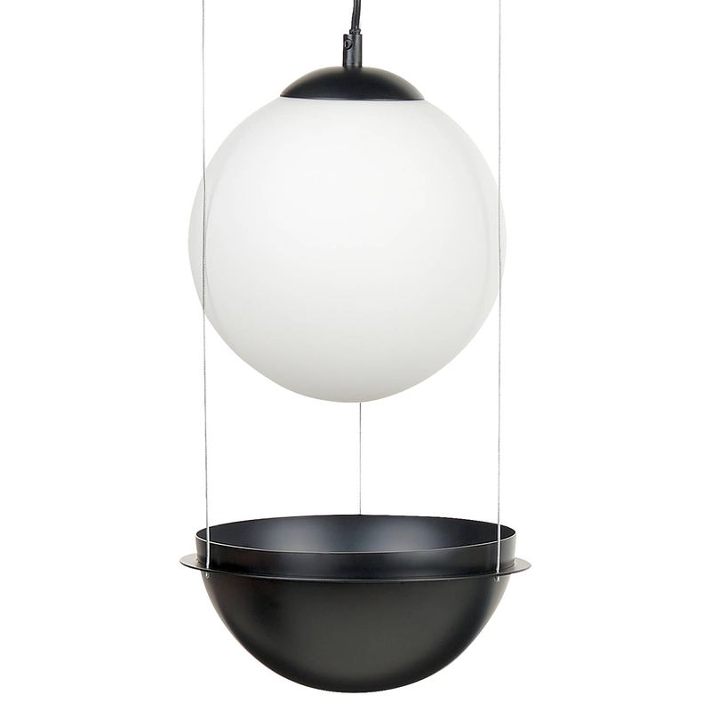 Foto van Beliani tobins - hanglamp-zwart-glas