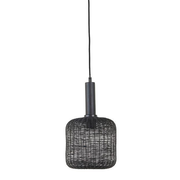 Foto van Light & living - hanglamp lekang - 22x22x40 - zwart