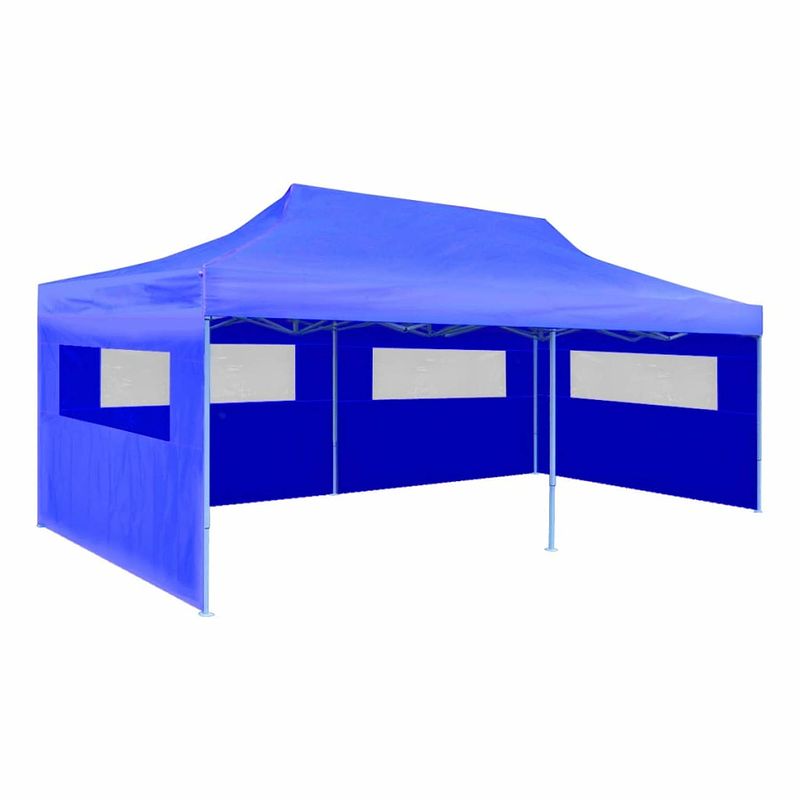 Foto van Vidaxl partytent pop-up inklapbaar 3x6 m blauw