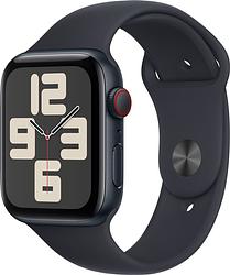 Foto van Apple watch se (2022) 4g 44mm midnight aluminium sportband m/l