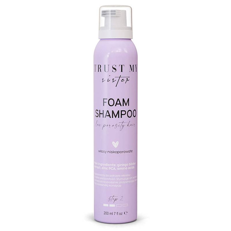 Foto van Sister foam shampoo - low porosity hair 200ml.