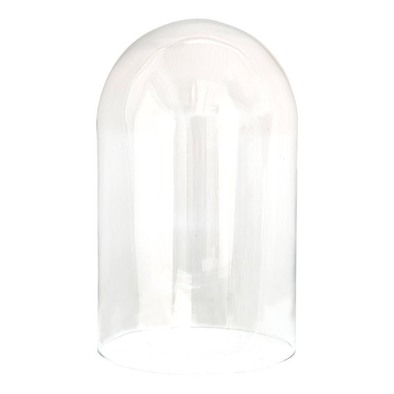 Foto van Clayre & eef stolp ø 23*39 cm transparant glas glazen stolp transparant glazen stolp