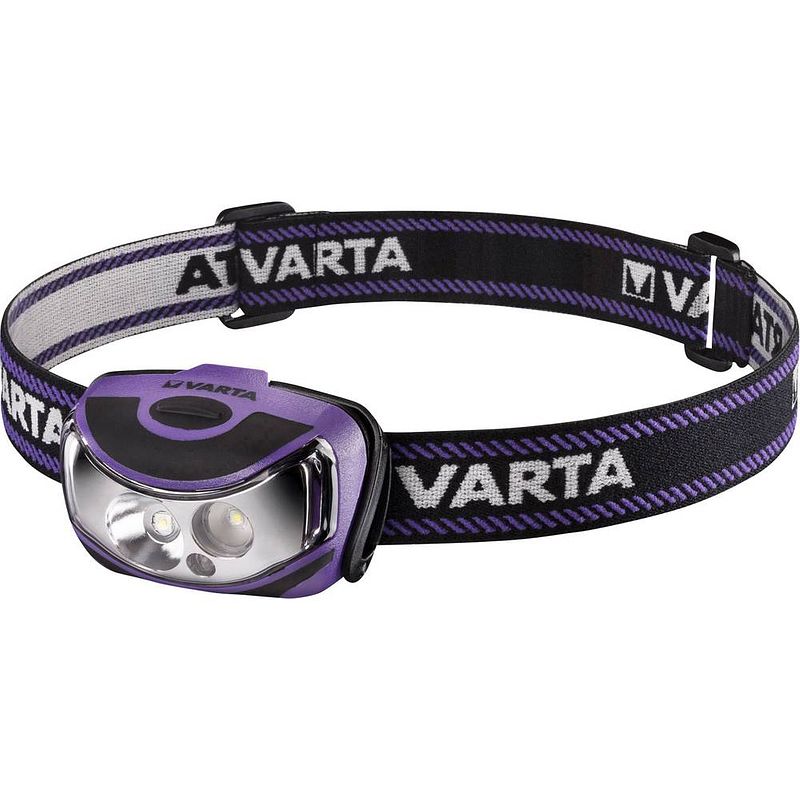 Foto van Varta outdoor sports h30 led hoofdlamp werkt op batterijen 100 lm 10 h 18630101421