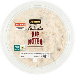 Foto van 3 voor € 6,00 | jumbo kip noten salade 125g aanbieding bij jumbo