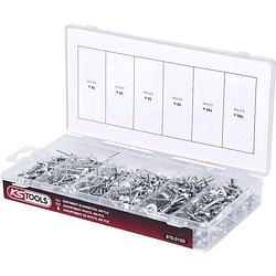 Foto van Ks tools 970.0150 assortiment blindklinknagels, 400-delig