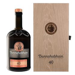 Foto van Bunnahabhain 40 years 70cl whisky + giftbox