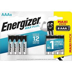 Foto van Energizer batterijen max plus aaa, blister van 8 stuks