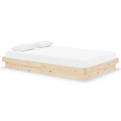 Foto van Vidaxl bedframe massief hout 120x190 cm 4ft small double