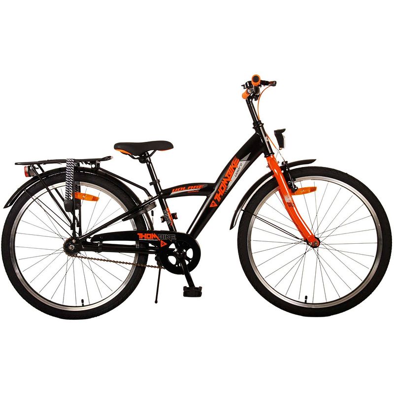 Foto van Volare thombike kinderfiets - jongens - 24 inch - zwart oranje