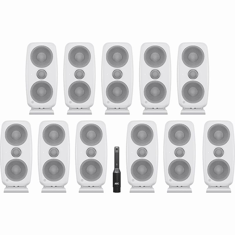 Foto van Ik multimedia iloud mtm mk ii immersive bundle white studiomonitor (set van 11)