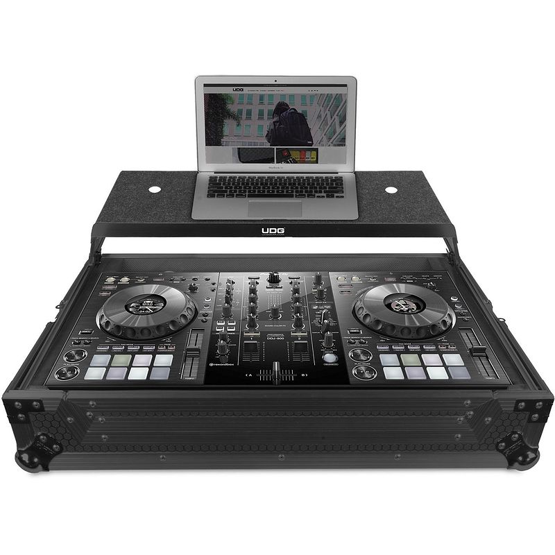 Foto van Udg ultimate u91071bl flightcase voor pioneer ddj-800 zwart