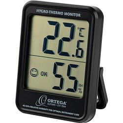 Foto van Ortega ohtm hygro-thermometer black hygro- en thermometer