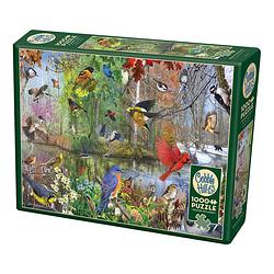 Foto van Cobble hill puzzle 1000 pieces - birds of the season