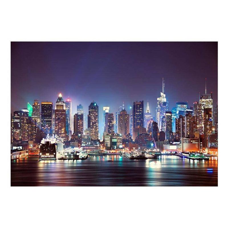 Foto van Artgeist night in new york city vlies fotobehang 100x70cm 2-banen