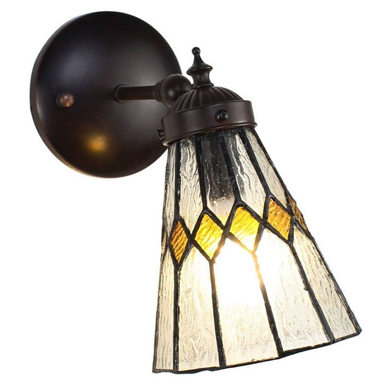 Foto van Clayre & eef transparente wandlamp tiffany 17*12*23 cm e14/max 1*40w 5ll-6203