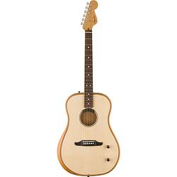 Foto van Fender highway series dreadnought rw natural elektrisch-akoestische westerngitaar met deluxe gigbag