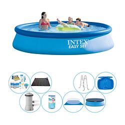 Foto van Zwembad bundel - intex easy set rond 396x84 cm