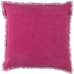 Foto van Dutch decor burto - kussenhoes van katoen fuchsia 70x70 cm - roze