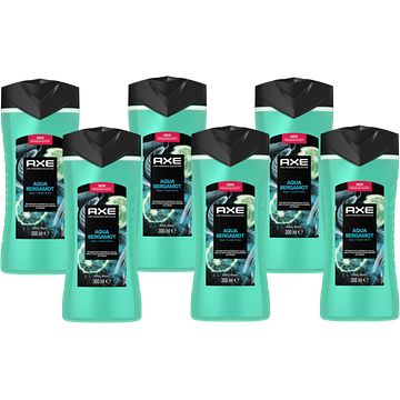 Foto van Axe fine fragrance collection douchegel aqua bergamot 6 x 300ml bij jumbo