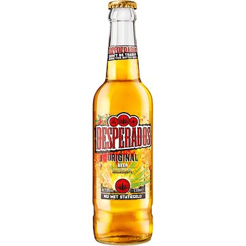 Foto van Desperados original beer flavoured with tequila fles 330ml bij jumbo