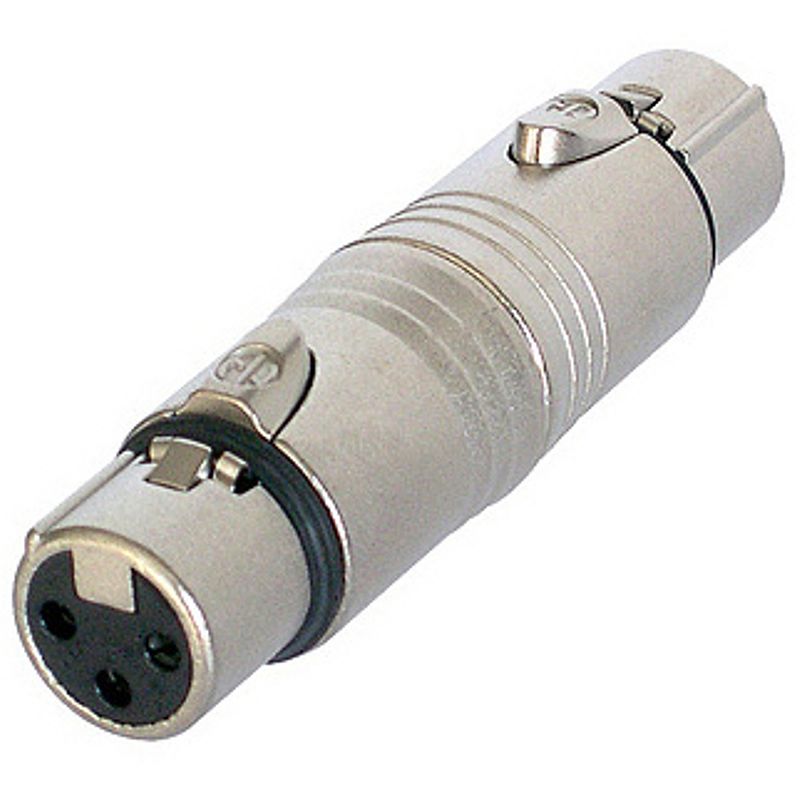 Foto van Neutrik na3 f5f 5-pins xlr female - 3-pins xlr female adapter