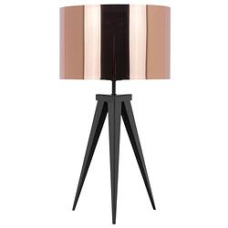 Foto van Beliani stiletto tafellamp metaal 28 x 28 cm