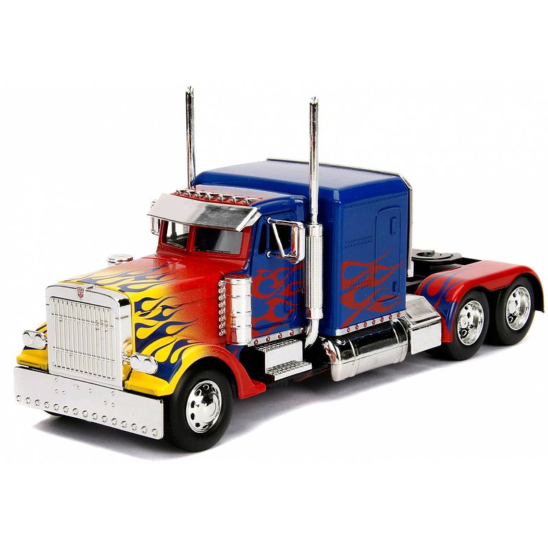 Foto van Jada vrachtwagen optimus prime die-cast 1:24 rood