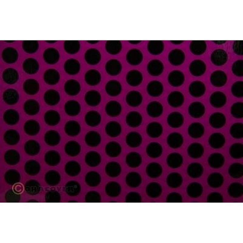 Foto van Oracover orastick fun 1 45-015-071-010 plakfolie (l x b) 10 m x 60 cm violet-zwart (fluorescerend)