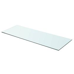 Foto van Vidaxl wandschap transparant 80x30 cm glas