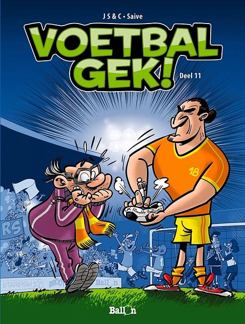 Foto van Voetbalgek! - christophe cazenove, jenfèvre - paperback (9789462104358)