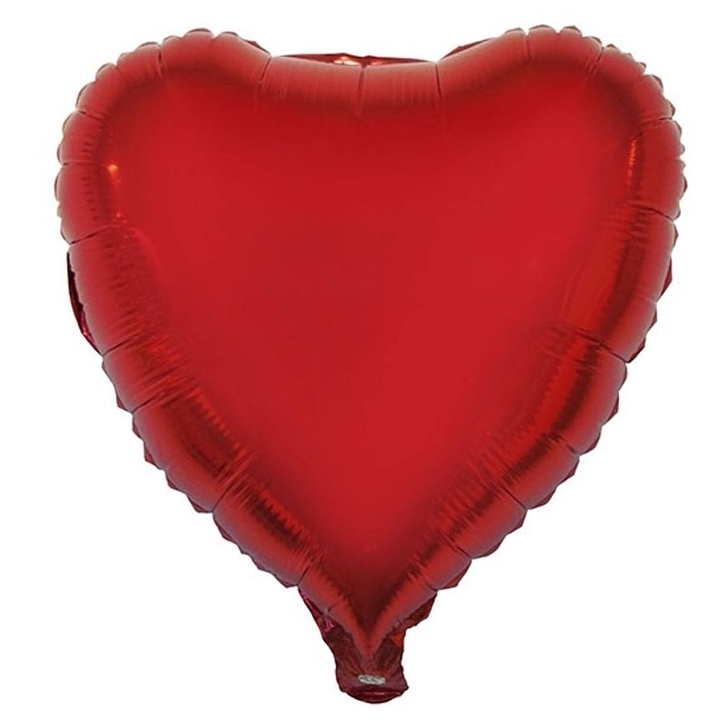 Foto van Folie ballon hart rood 52 cm - ballonnen