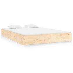 Foto van The living store bedframe massief hout 120x200 cm - bed