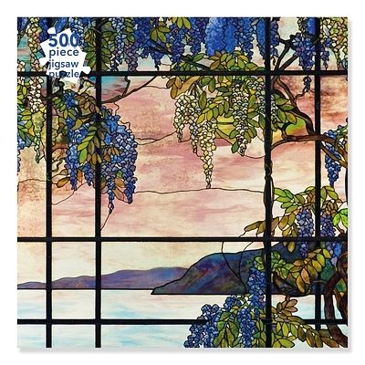 Foto van Adult jigsaw puzzle tiffany studios: view of oyster bay (500 pieces) - puzzel;puzzel (9781839644603)